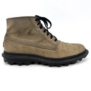 SOREL Ace Waterproof Tan Green Leather Chukka Boots Size 9